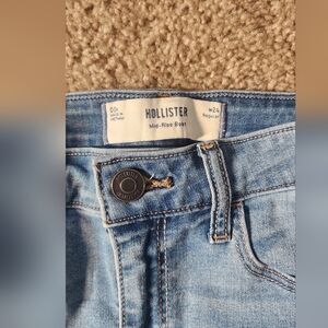 Hollister Women's Boot Cut Jeans - Light Blue